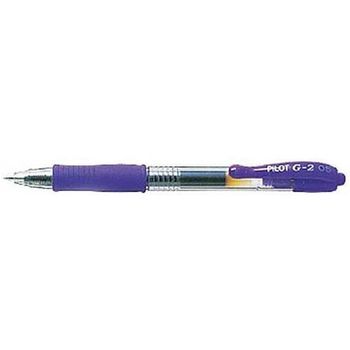 Pilot G-2 Gel Ink Roller Fine Tip 0.5mm Violet