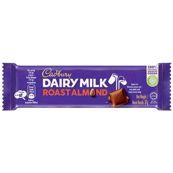 Cadbury Dairy Milk Roast Almond Chocolate 37g(bundle of 5)