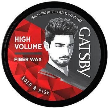 Gatsby Hair Styling Fibre Wax High Volume Bold And Rise Long Lasting Effect 75g