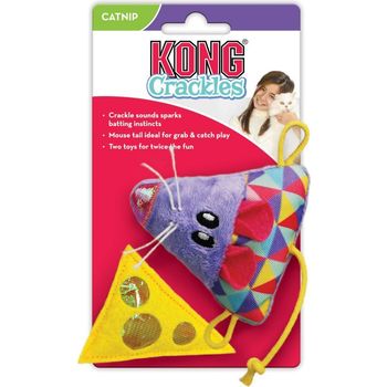 Kong Cat Crackles & Cheez Mouse 2-pk