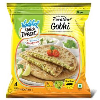 Vadilal Gobi Paratha 4 Pcs 400g