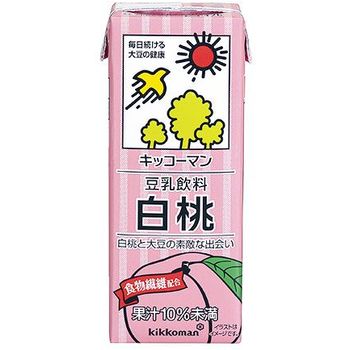 Kikkoman White Peach Soy Milk 200ml
