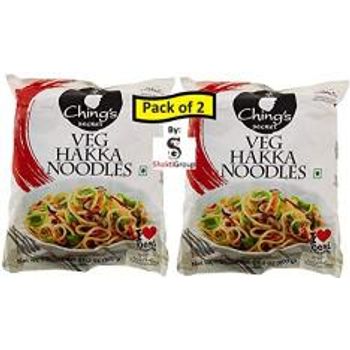Pack Of 2 Ching's Secret Veg Hakka Noodles ching's Chinese Desi Chinese 600g