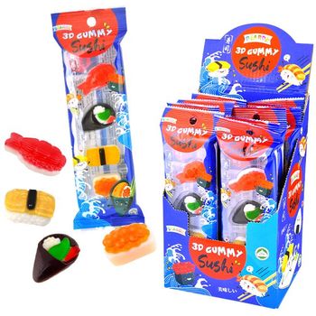 Beardy 3D Gummy Sushi 12pcs 40g