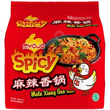 Myojo Spicy Instant Noodles Mala Xiang Guo 5 x 82g