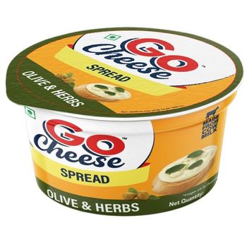 Go Cheese Spread Tub Olive N Herbs Jar 200g