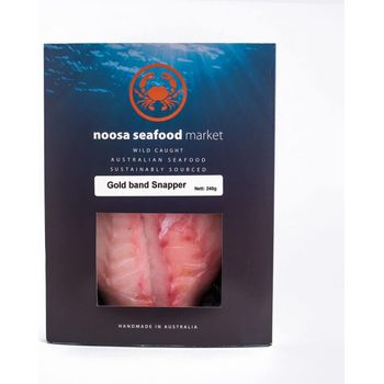 Noosa Seafood Gold Band Snapper 240g