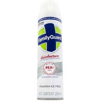Family Guard Disinfectant Spray Fragrance Free 280ml