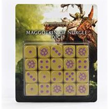 Games Workshop Warhammer Age Of Sigmar Maggotking Of Nurgle Dice Set