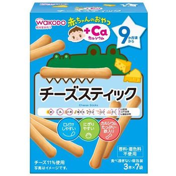 Wakodo Baby Snack Calcium Cheese Stick 75g