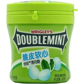 Wrigley`s Doublemint Soft Heart Crispy Original Mint Candy 80g