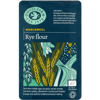 Doves Farm Rye Wholemeal Flour Organic 1kg