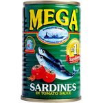 Mega Sardines In Tomato Sauce 155g