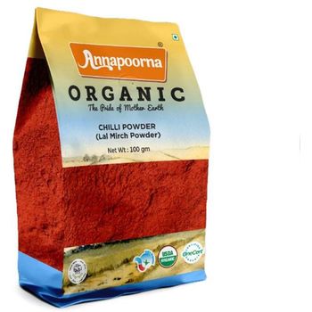 Annapoorna Organic Chilli Powder 100g
