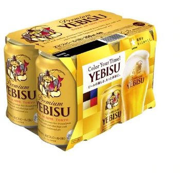 Yebisu Premium Beer 6 x 350ml