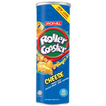 Jack 'n Jill Roller Coaster Potato Rings Cheese 100g