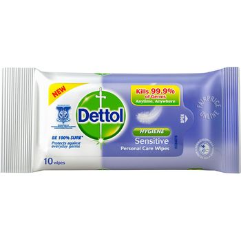 Dettol Antibacterial Personal Wet Wipes Sensitive