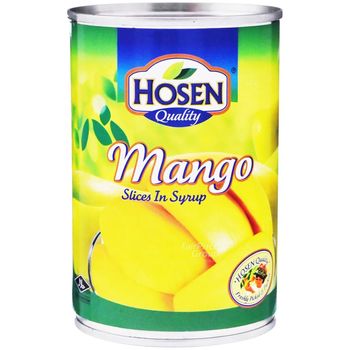Hosen Fruits In Syrup Sliced Mango 425g
