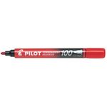 Pilot Permanent Marker Fine Sca100 Red