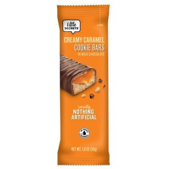 Little Secrets Milk Chocolate Cookie Bar with Salted Caramel 50g