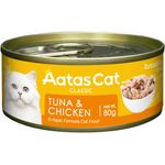 Aatas Cat Canned Food Tantalizing Tuna And Chicken In Aspic 80g