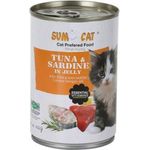 Sumo Cat Canned Food Tuna & Sardine In Jelly 400g