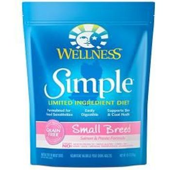 Wellness Simple Small Breed Grain Free Salmon and Potato Formula Dry Dog Food 2kg