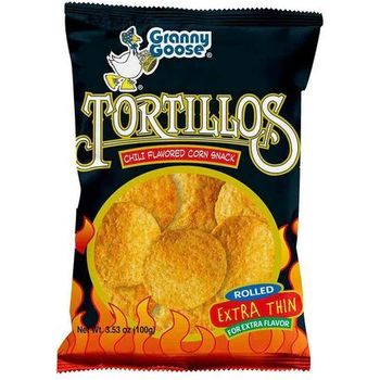 Granny Goose Tortillos Chili Flavored Corn Snacks 100g
