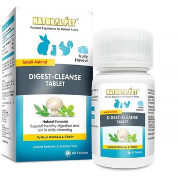 Natural Pet Digest Cleanse Tablet For Small Animals - 60tabs
