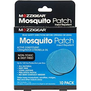 Mozzigear Mosquito Patch Natural & Effective Box Of 10