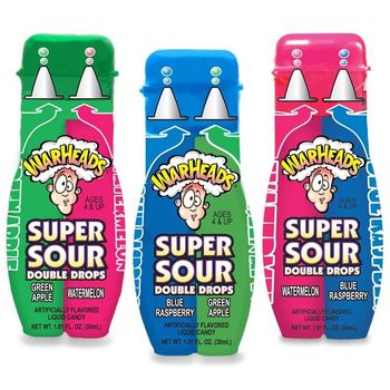 Warheads Super Sour Double Drops 30g