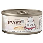 Jolly Cat Gravy Series Fresh White Meat Tuna & Katsuobushi 80g