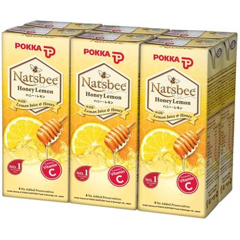 Pokka Natsbee Honey Lemon 6 Sachets 250ml