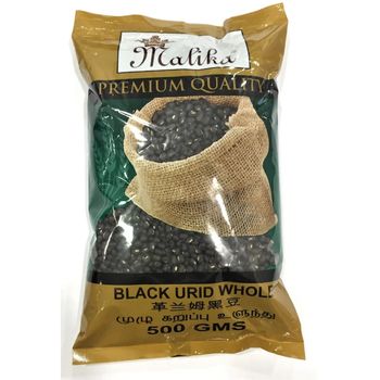 Malika Black Urid Whole 500g