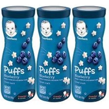 Gerber Graduates Puffs Blueberry Cereal Snack 42g