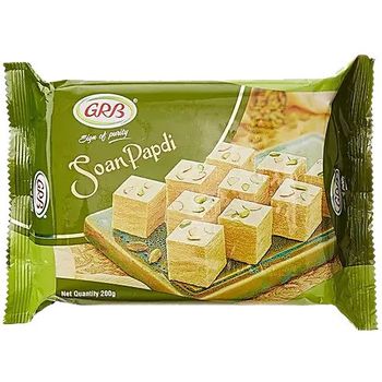 GRB Soan Papdi Real Cardamom 200g