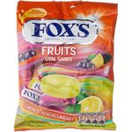 Fox's Crystal Clear Fruits Oval Candy 125g