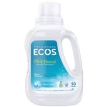 Earth Friendly (ECOS) - Laundry Liquid, Hypoallergenic Detergent Free & Clear (50oz)