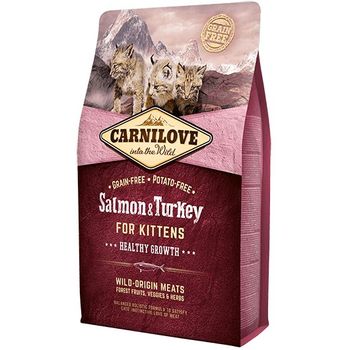 Carnilove Dry Food For Kitten Salmon And Turkey 400g