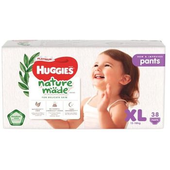 Huggies Platinum Nature Made XL 38pcs