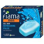 Fiama Gel Bathing Bar Men, Refreshing Pulse 125 g