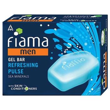 Fiama Gel Bathing Bar Men, Refreshing Pulse 125 g