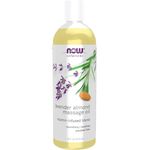 Now (Solutions) - Massage Oil, Almond-Lavender (16oz)