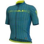 Ale Cycling Graphics Prr Green Road Men Short Sleeve Jersey blue Large