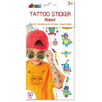 Avenir Tattoo Sticker Robot