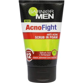 Garnier Men Acno Fight Anti Acne Scurb In Foam 100ml