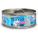 Monge Cat Canned Food Delicate Chicken With Squid 80g