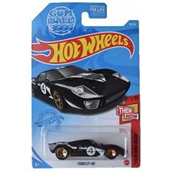 Diecast Hot-wheels Ford Gt-40 Then And Now 1 10 black 78 250