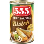 555 Fried Sardines Bistek 155g