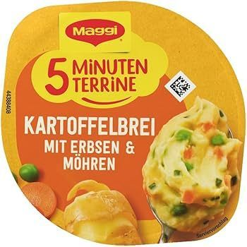 Maggi 5 Minute Terrine Mashed Potatoes with Peas And Carrots 48g